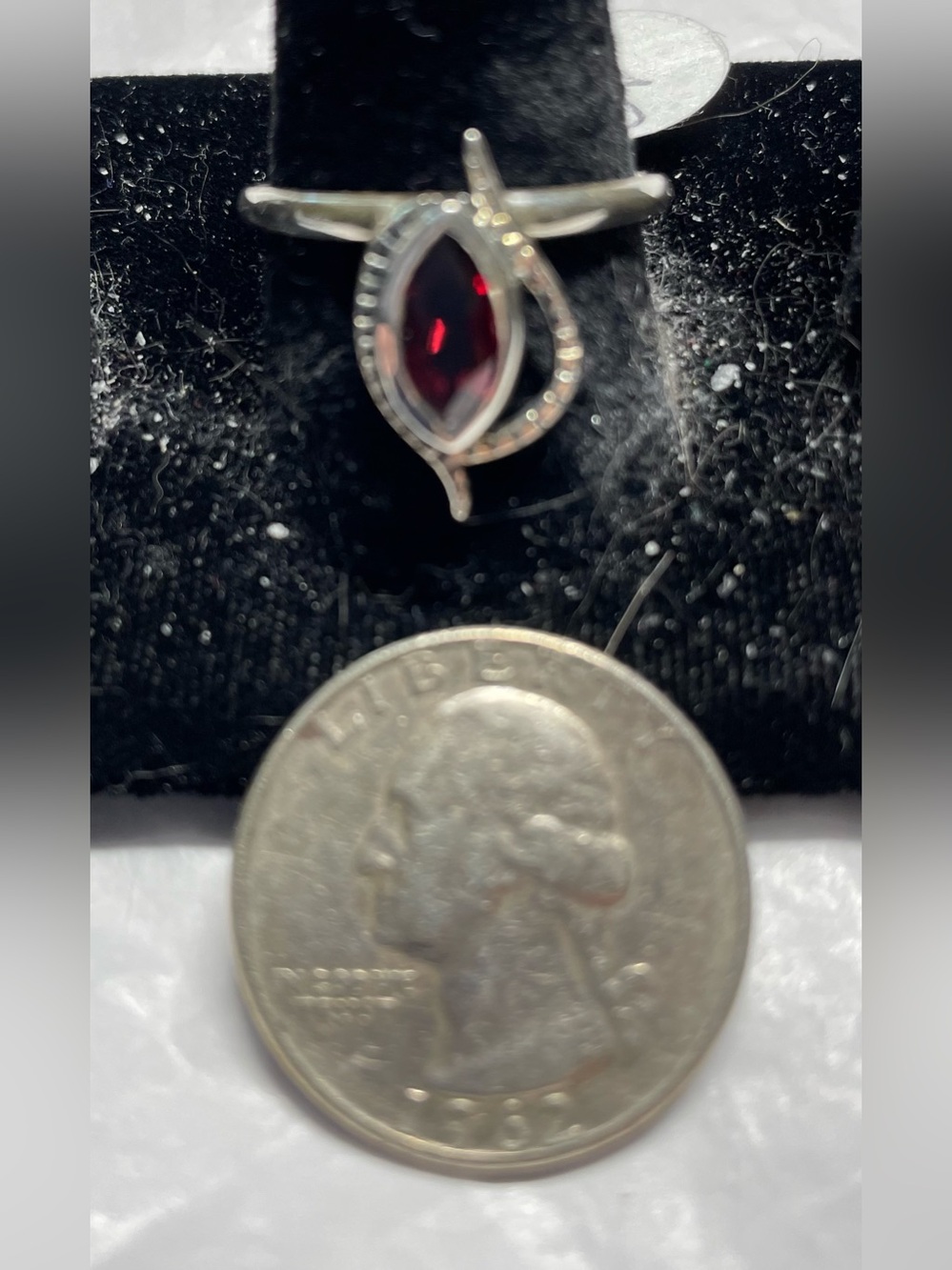 Garnet ring